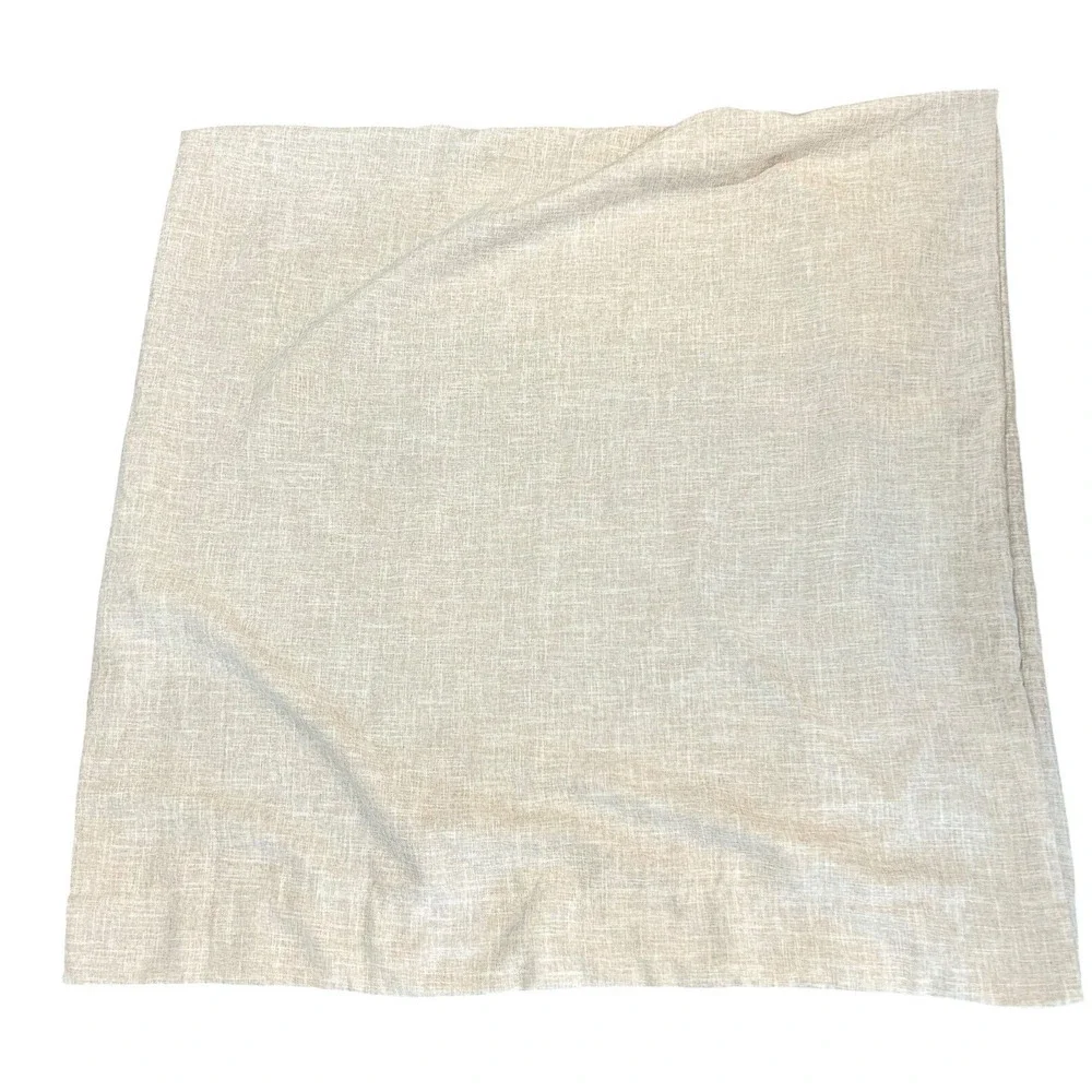 West Elm Kids Curtain Panel‎ 48 x 96 Beige Natural Textured Woven Brown